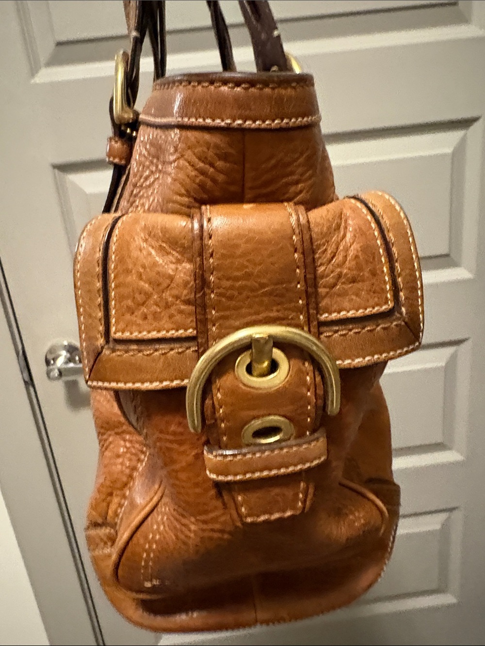Coach Vintage 2006 Soho Mia Whiskey Pebbled Leather Tote #10049 - Picture 7 of 15